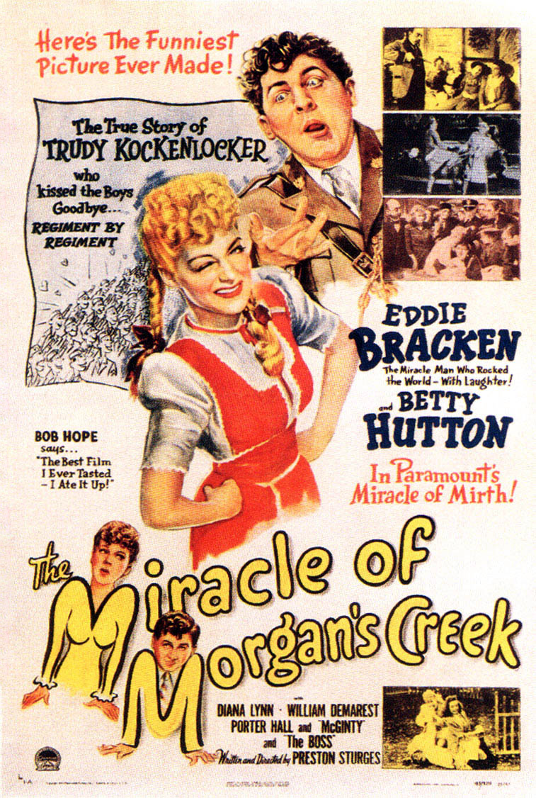 Poster for The Miracle of Morgan's Creek