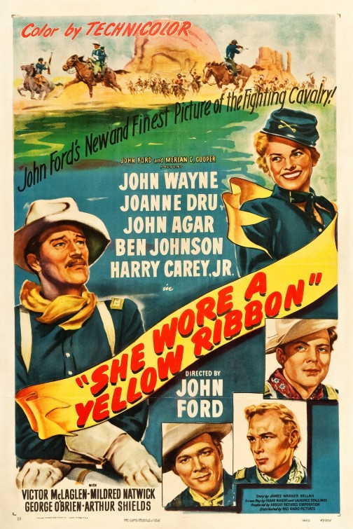 Poster for She Wore a Yellow Ribbon