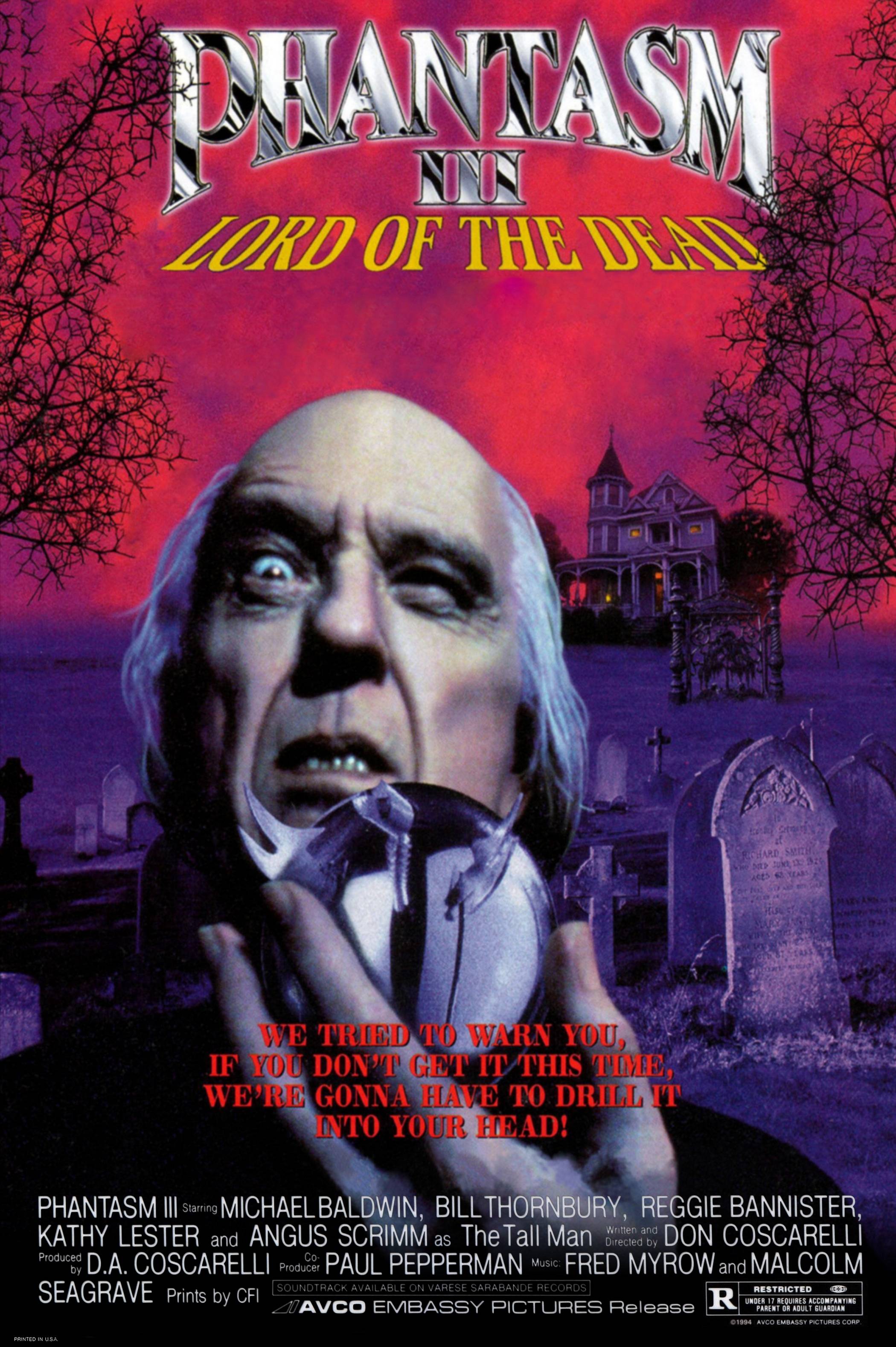 Poster for Phantasm III: Lord of the Dead