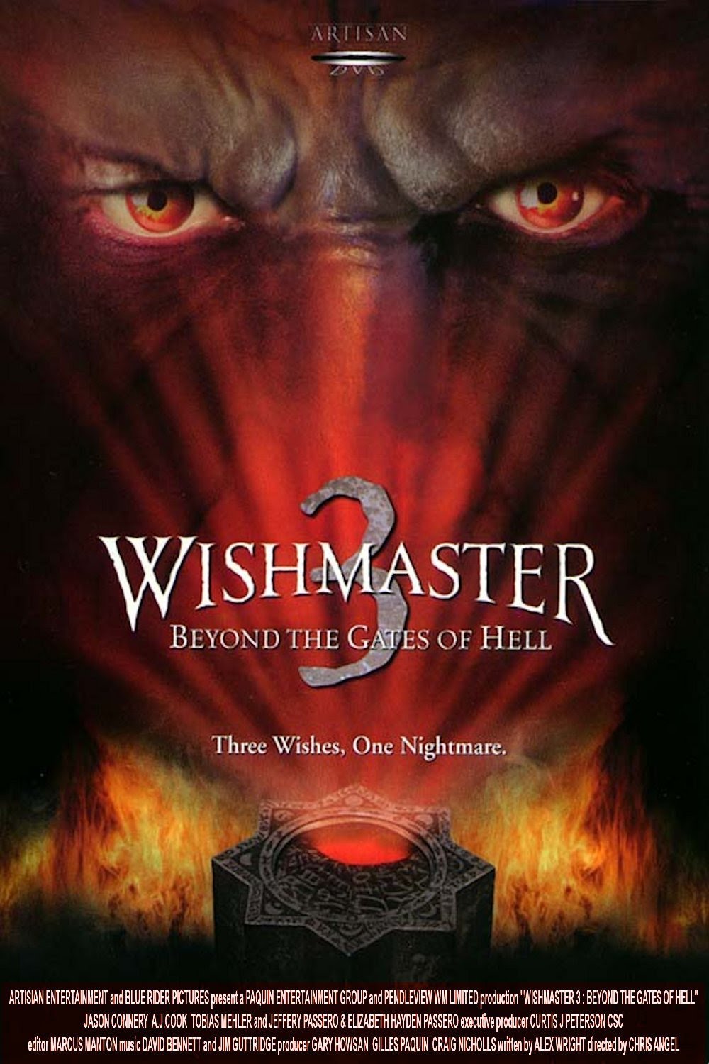 Poster for Wishmaster 3: Beyond the Gates of Hell