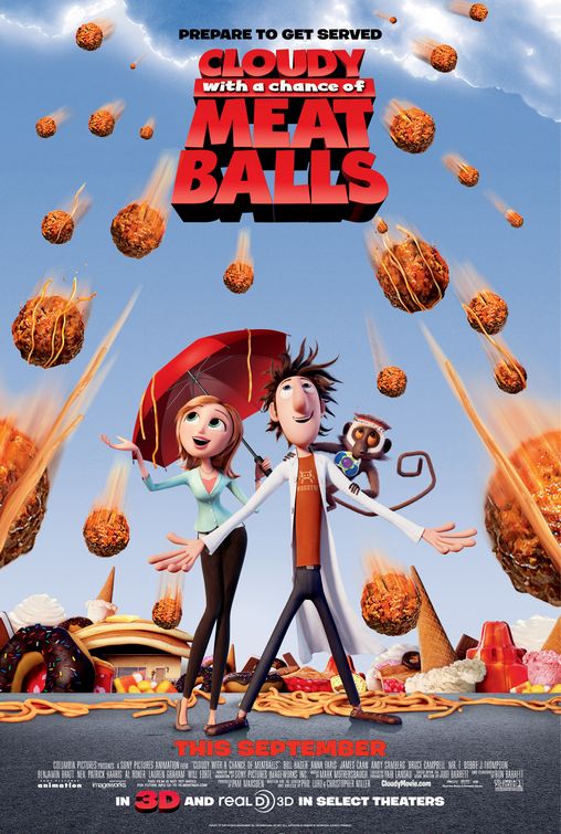 Poster for Cloudy with a Chance of Meatballs